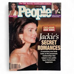 Vintage Oct 1998 People Mag Exclusive Jackie Onassis Shania Twain Paul McCartney